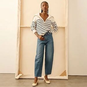 JCrew High-rise Peggy tapered jean in Authentic Blue wash - 27